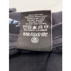 STUSSY◆Tシャツ/L/コットン/BLK/...の詳細画像3