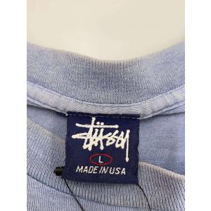 STUSSY◆Tシャツ/L/コットン/BLU/...の詳細画像2