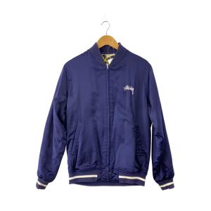 STUSSY◆ナイロンジャケット/M/ポリエステル/NVY//