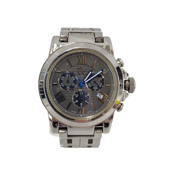 GC/クォーツ腕時計/アナログ/ステンレス/BLK/SLV/x41002g5