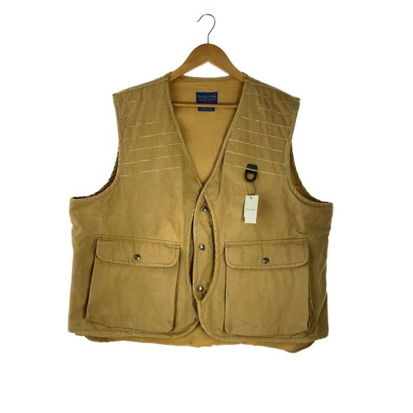 PENDLETON◆ベスト/XL/コットン/BEG/無地//