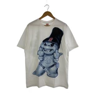 Supreme◆25AW/Snowman Tee/Tシャツ/XL/コットン/WHT/プリント