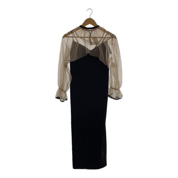 AMERI◆MANY WAY AIRY VEIL DRESS/ワンピース/S/ポリエステル/0221...