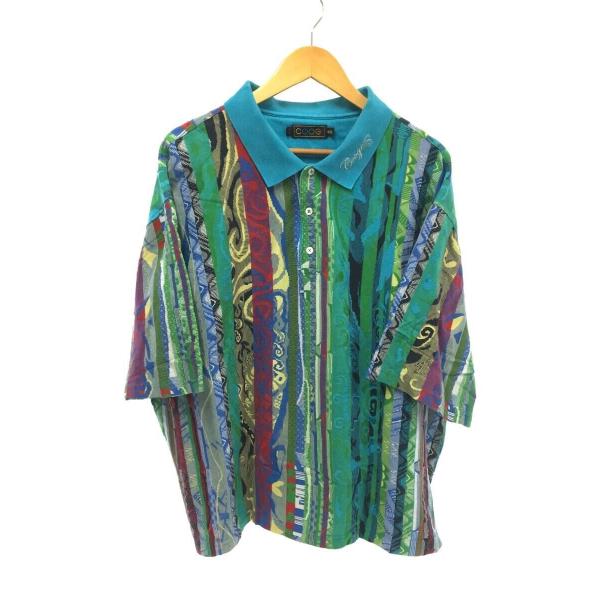 COOGI◆ポロシャツ/4XL/コットン/マルチカラー