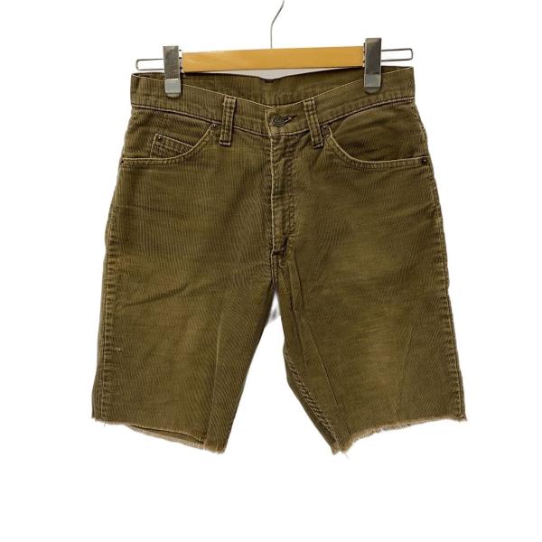 Levi’s◆80s/VINTAGE/USA製/ボタン裏513/42TALON/ショートパンツ/コー...
