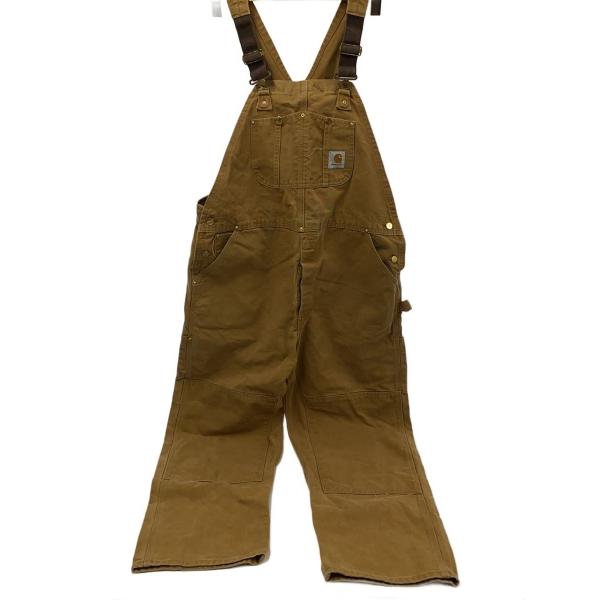 Carhartt◆80s/VINTAGE/USA製/ダブルニー/オーバーオール/42/コットン/CM...