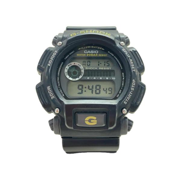 CASIO◆腕時計/デジタル/ラバー/BLK/DW-9052-1B