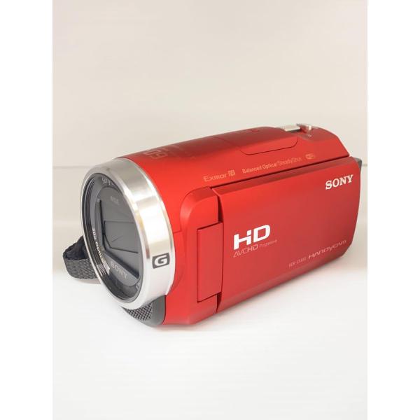 SONY◆ビデオカメラ HDR-CX680 (R) [レッド]