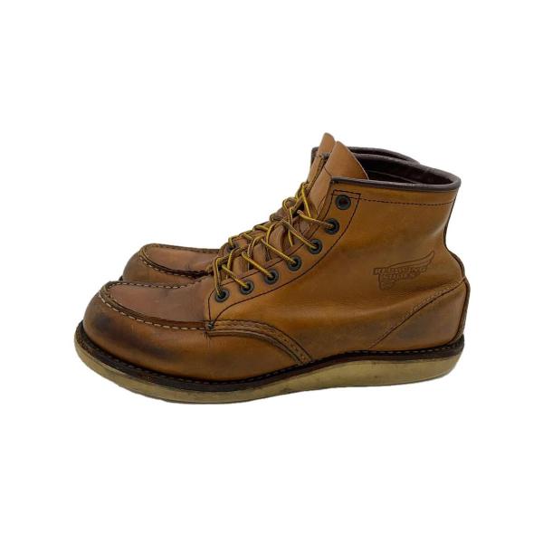 RED WING◆レースアップブーツ/26cm/BRW/レザー/875