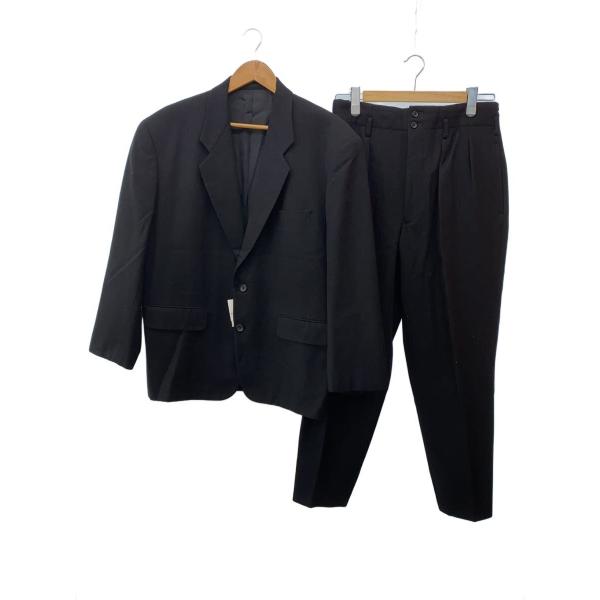 COMME des GARCONS HOMME PLUS◆80S/スーツ/M/ウール/BLK/無地/...
