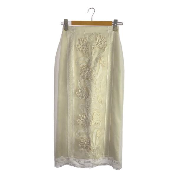 AMERI◆スカート/M/ポリエステル/WHT/01410960340//