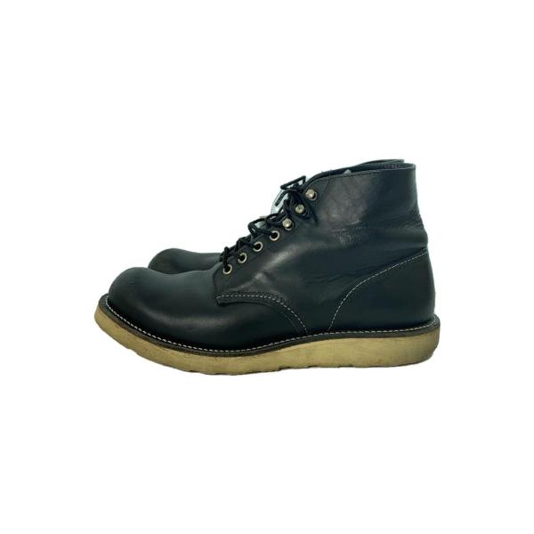 RED WING◆レースアップブーツ・6インチクラシックプレーントゥ/US9.5/BLK