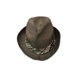 STUSSY◆ストローハット/S/無地/メンズ
