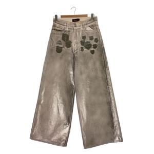 MASU◆25ss/MASU BOYS/EMBLEM BAGGY JEANS/ボトム/46/コットン/SLV