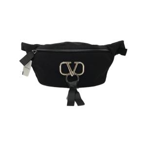 良品！希少VALENTINO（ヴァレンティノ）VLTN ロゴ ボディバッグ 黒 VALENTINO GARAVANI（ヴァレンティノ ガラヴァーニ） 中古良品