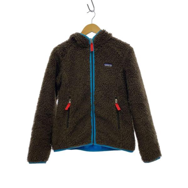 patagonia◆12AW/襟元汚れ有/フリースジャケット/S/ポリエステル/BRW