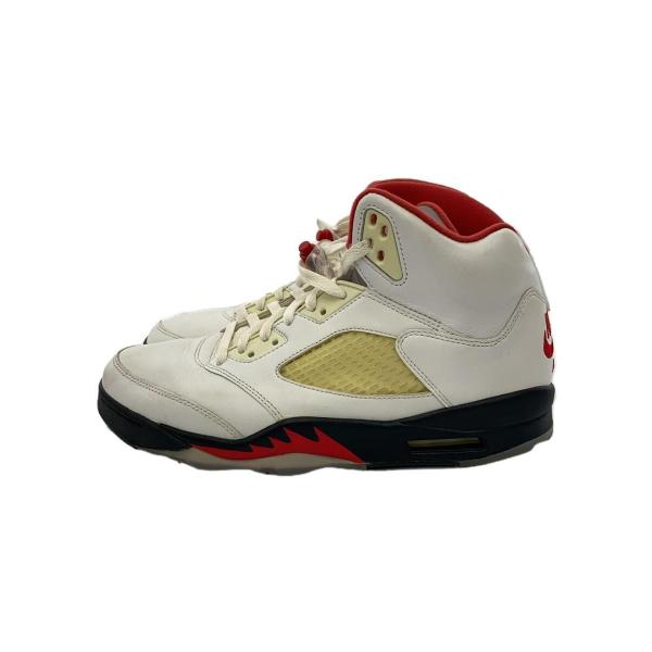 NIKE◆AIR JORDAN 5 RETRO/エアジョーダン 5 レトロ/ホワイト/DA1911-...