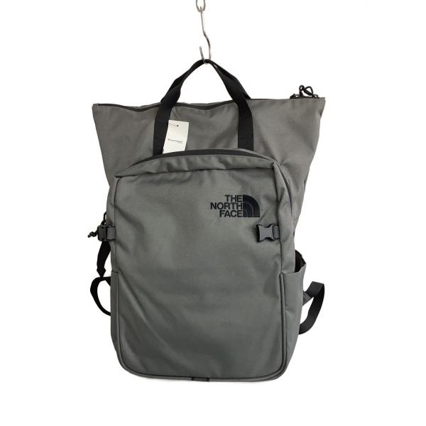 THE NORTH FACE◆Boulder Tote Pack/PVC/GRY/無地/NM7235...