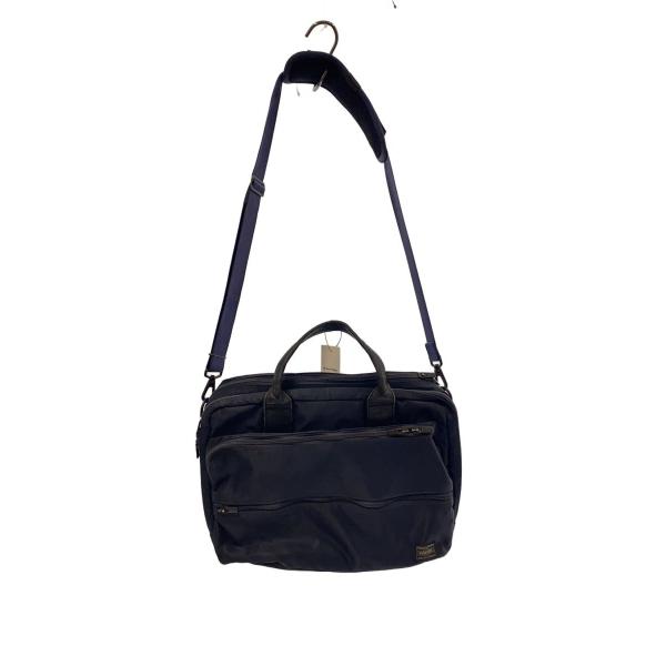 PORTER◆TIME/2WAY BRIEFCASE(L)/ナイロン/NVY/無地/655-0616...