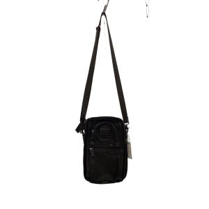 TUMI◆ショルダーバッグ/--/BLK/無地/22102DH/色褪せ/塗装剥がれ有//