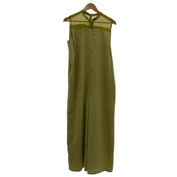 AMERI◆オールインワン/M/ポリエステル/GRN/無地/02110551110