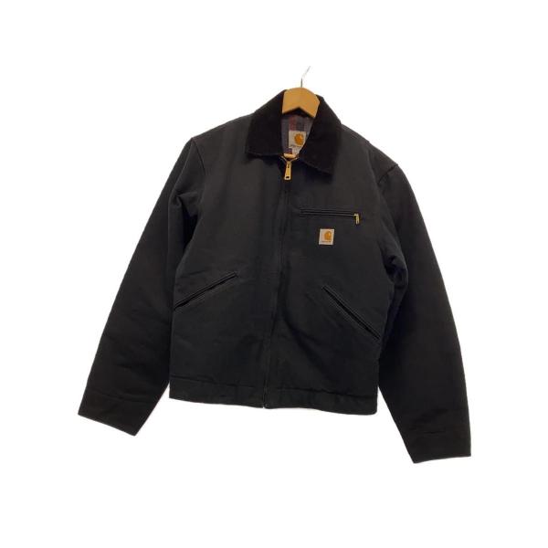 Carhartt◆ジャケット/S/コットン/BLK/無地/J001-BLK//