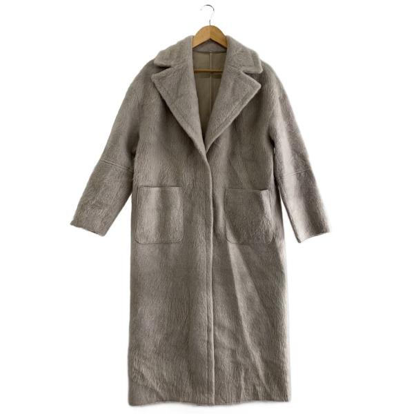 AMERI◆BLANKET LIKE FAKE MOUTON COAT/コート/--/アクリル/BE...