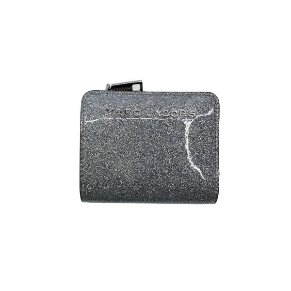 MARC JACOBS◆2つ折り財布/PVC/SLV/ラメ/レディース/4r4smp001s02 0...