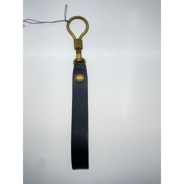 STYLE CRAFT◆KEY RING S/真鍮/キーホルダー/牛革/BRW/メンズ