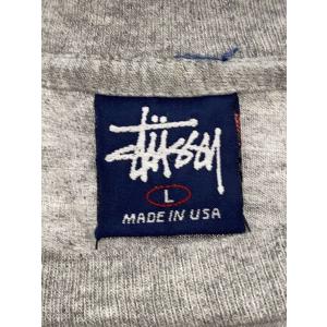 STUSSY◆長袖Tシャツ/L/コットン/GR...の詳細画像2