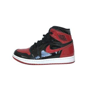 NIKE◆ハイカットスニーカー/25.5cm/BLK/JORDAN 1 RETRO HIGH OG/Patent Bred