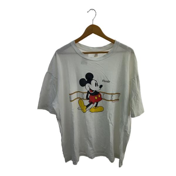 Disney◆80s/Sherry/Florida/Tシャツ/--/コットン/WHT/無地//