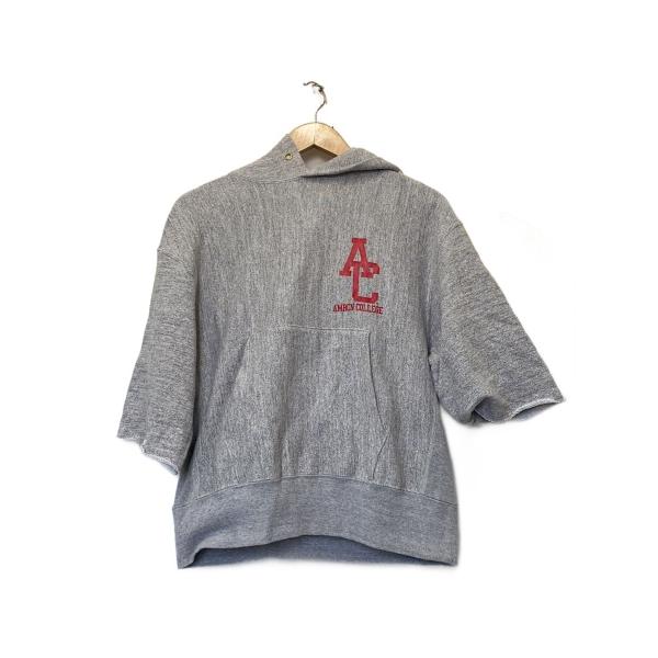 Americana◆カットオフパーカー/--/コットン/GRY/無地