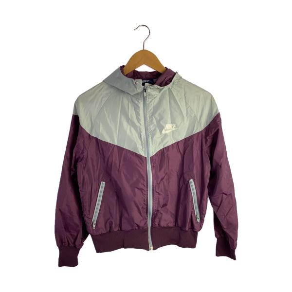 NIKE◆80s/紺タグ/ナイロンジャケット/M/紫