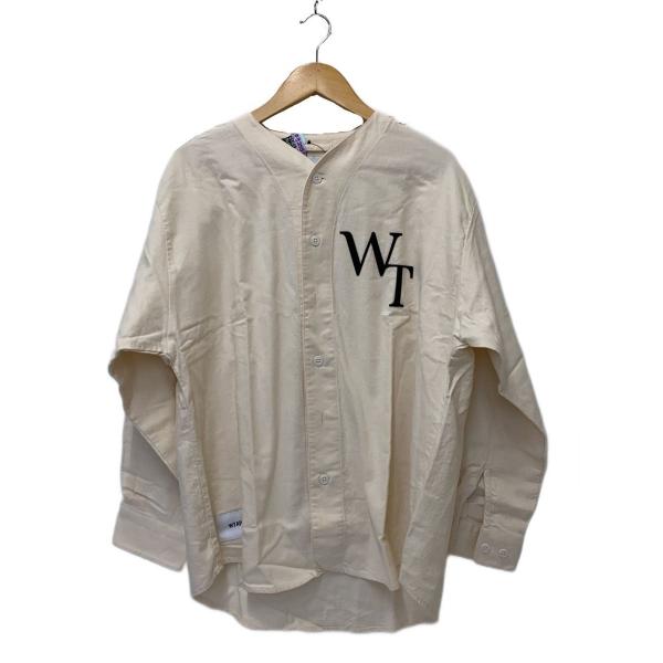 WTAPS◆22AW/LEAGUE 02/2/コットン/IVO/222TQDT-SHM05
