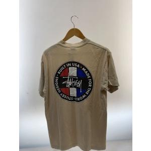 STUSSY◆Tシャツ/L/コットン/BEG/...の詳細画像1