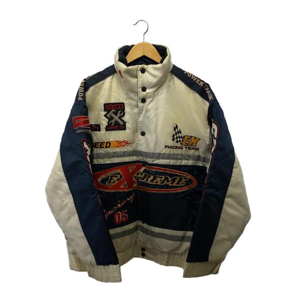 Exco bomber racing jacket/レーシングダウン/若干の黄ばみ有