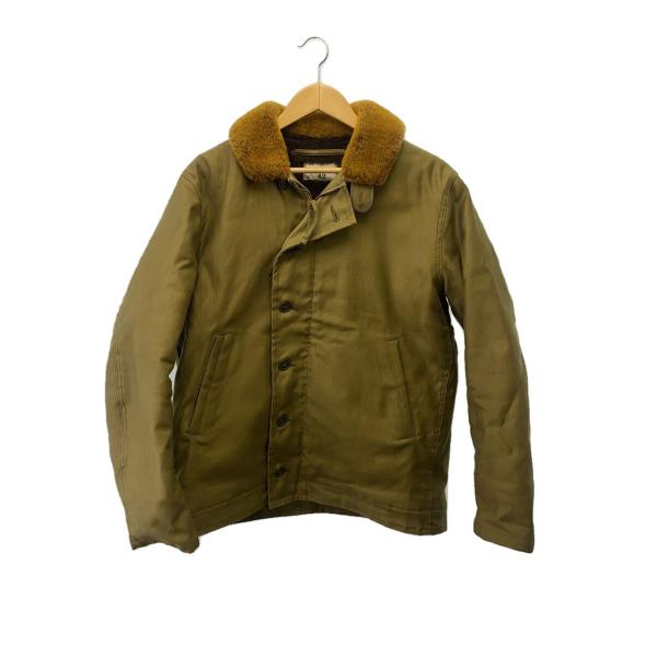 THE REAL McCOY’S◆フライトジャケット/42/N-1 DECK JACKET/KHAK...