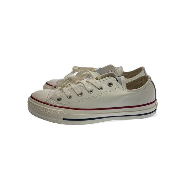 CONVERSE◆タグ付/LEATHER ALL STAR US OX/23cm/CRM/フェイクレ...