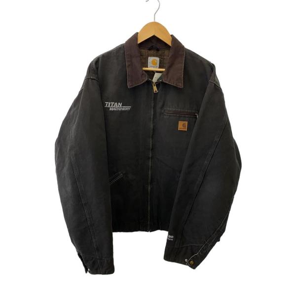 Carhartt◆デトロイトジャケット/XL/ダックコットン/メキシコ製/90s/企業モノ/TITA...