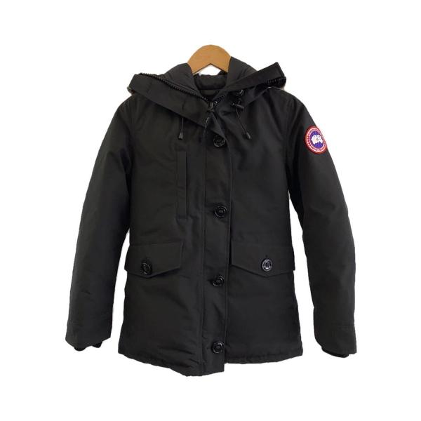 CANADA GOOSE◆CHARLOTTE PARKA/ダウンジャケット/S/ナイロン/BLK/2...