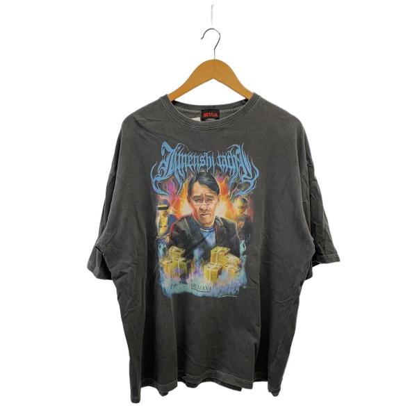 NETFLIX/地面師たち/ピエール瀧/ARUMANA/Tシャツ/XL/コットン/GRY