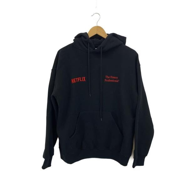 the ennoy professional◆×NETFLIX/パーカー/M/コットン/BLK/AW...