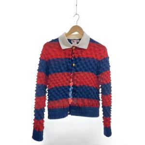 MASU◆25SS/SPIKY RUGGER SHIRT/シャツ/46/ポリエステル/RED/M25K6CS003