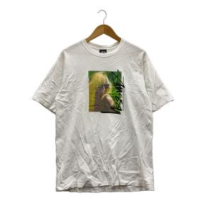 STUSSY◆Tシャツ/M/コットン/WHT