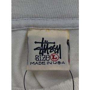 STUSSY◆Tシャツ/L/コットン/WHT/...の詳細画像2