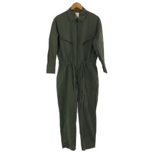 SCYE◆140/2 先染め 高密度 Jump Suit/オールインワン/L/コットン/KHK｜ssol-shopping