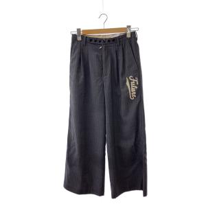 MASU◆22AW/FUTURE WIDE TROUSERS/スラックスパンツ/42/コットン/GRY/mvfw-pt0822//
