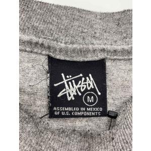 STUSSY◆Tシャツ/M/コットン/GRYの詳細画像2