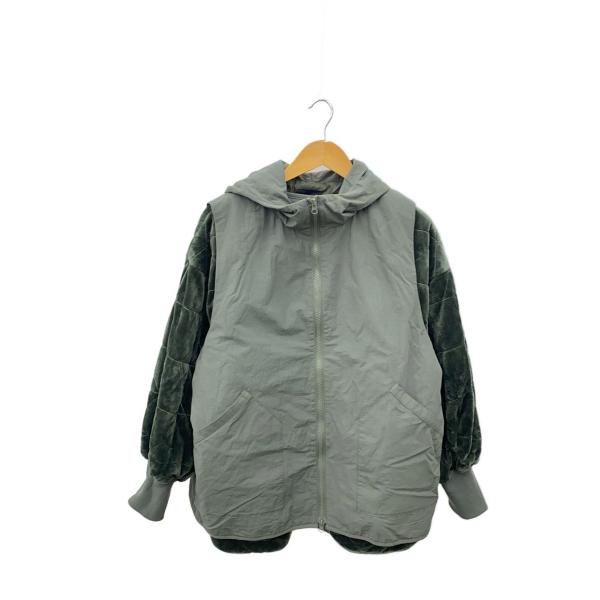 JEANASIS◆ジャケット/重ね着/FREE/コットン/KHK/JS071572MW